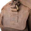 Дорожная коричневая сумка Grande Pelle из кожи Crazy Horse (GP0045brown)